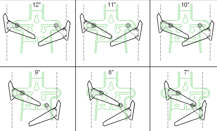 Wheel hoe weeding options