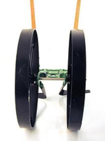 Double wheel hoe. Made in the USA