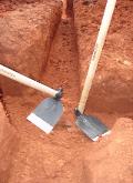 Trenching hoe - The easy way to dig