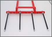 adjustable broadfork with 4 tines