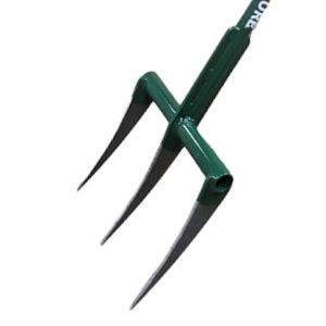 Close-up of the Compact broadfork's tines.