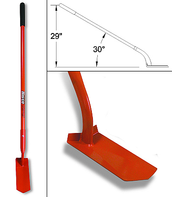 Hisco trench digging shovel details