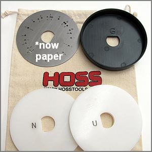 Hoss blank seed plates, 3 thicknesses