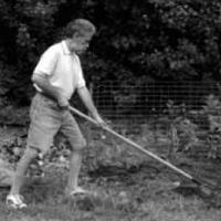 correct hoeing posture